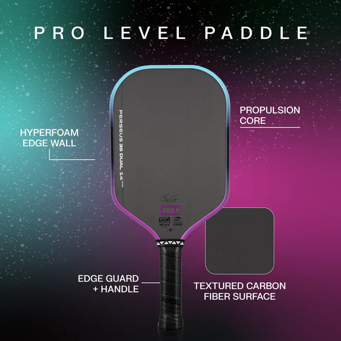 Joola Ben Johns Perseus 3S Dual Pickleball Paddle - 14mm