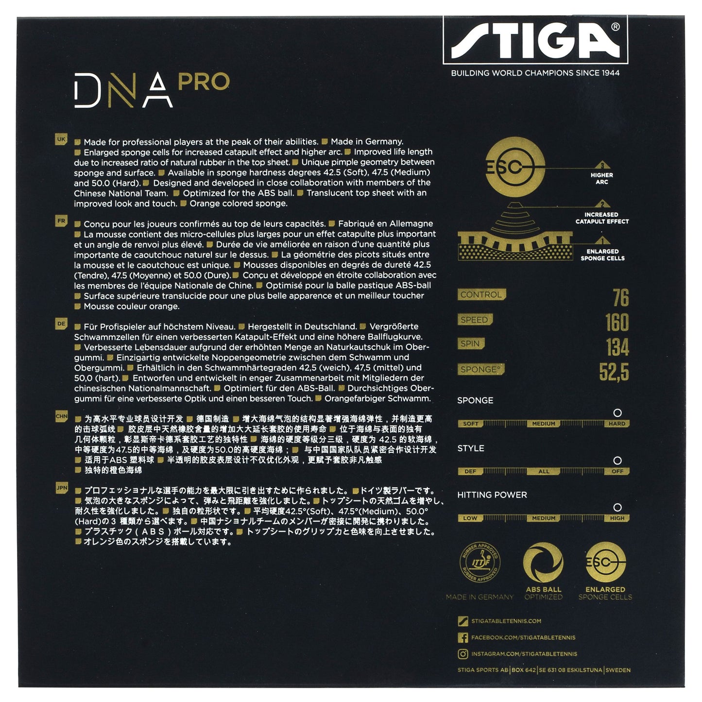 Stiga DNA PRO H - TT Sports