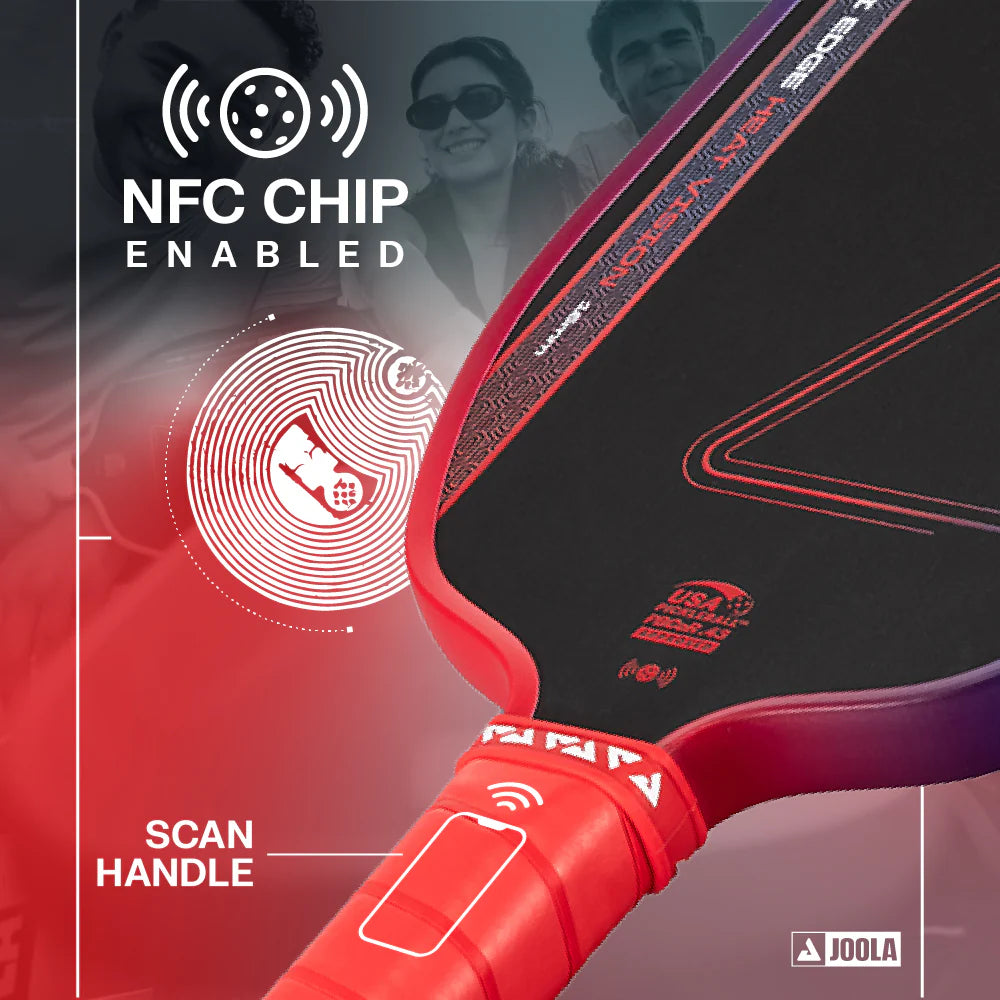 JOOLA Agassi Edge Heat Vision Surge Green 16mm