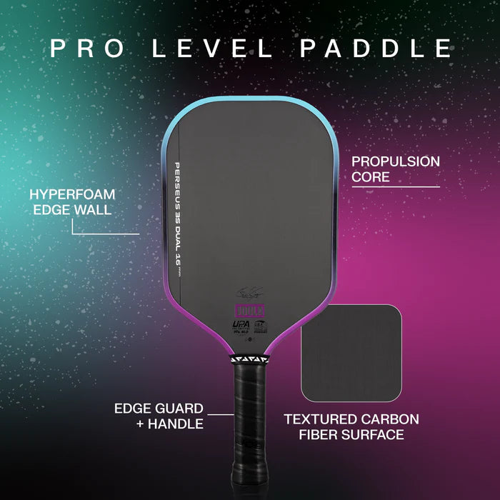 Joola Ben Johns Perseus 3S Dual Pickleball Paddle - 16mm