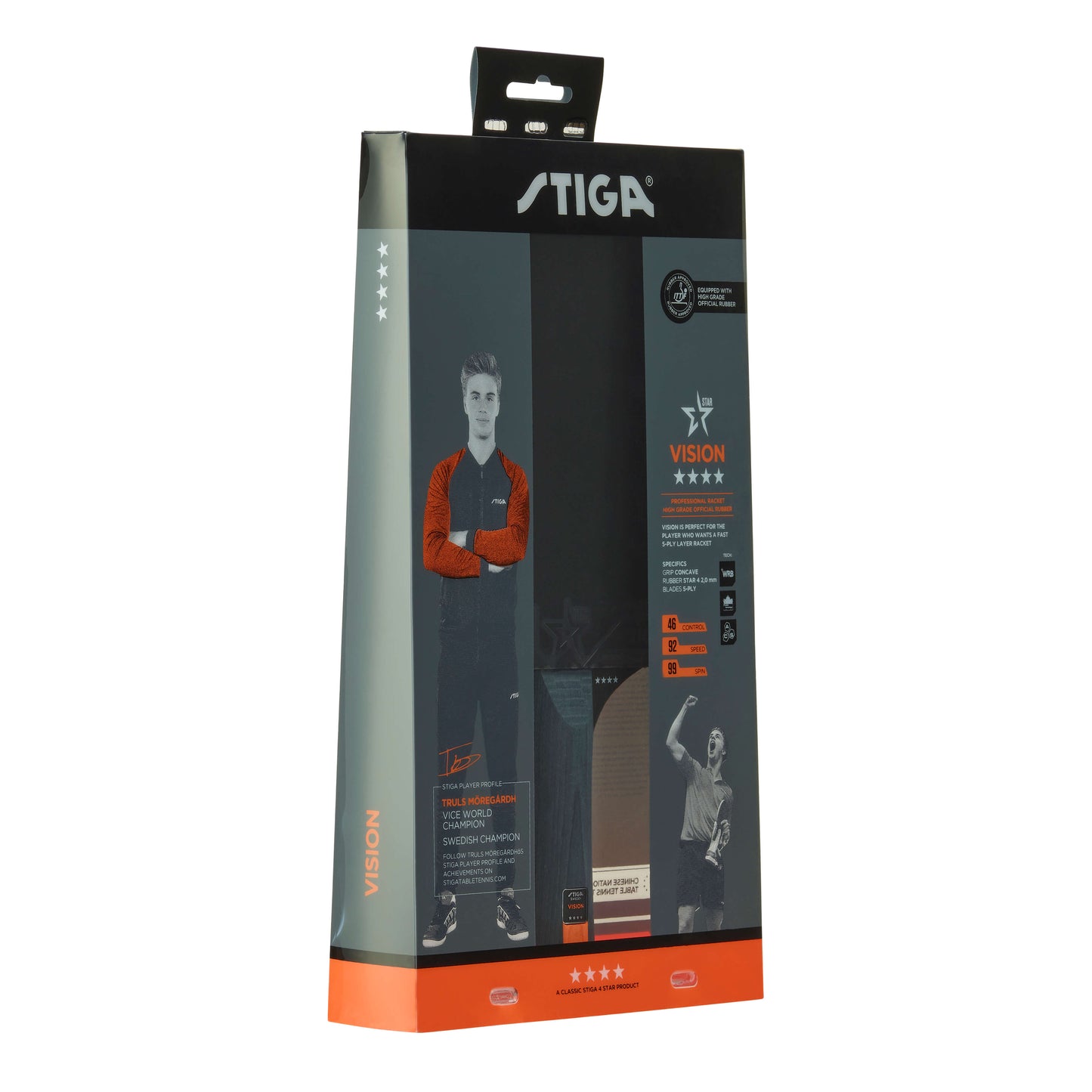 Stiga Vision 4 Star Table Tennis Bat