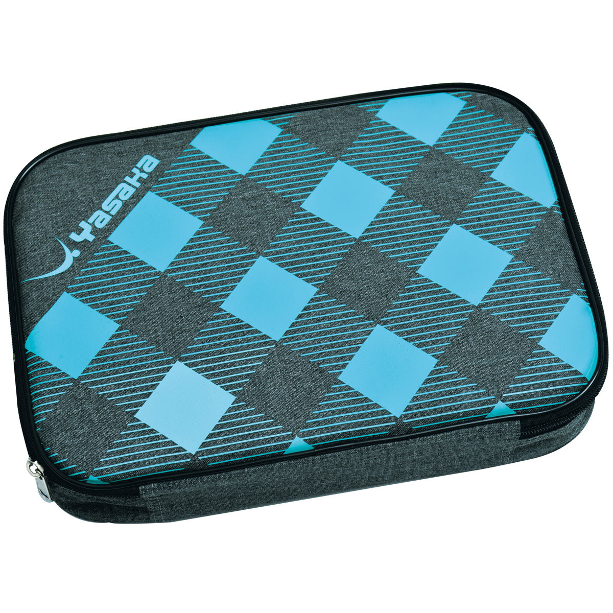 Yasaka Check Bat Case Mint Blue