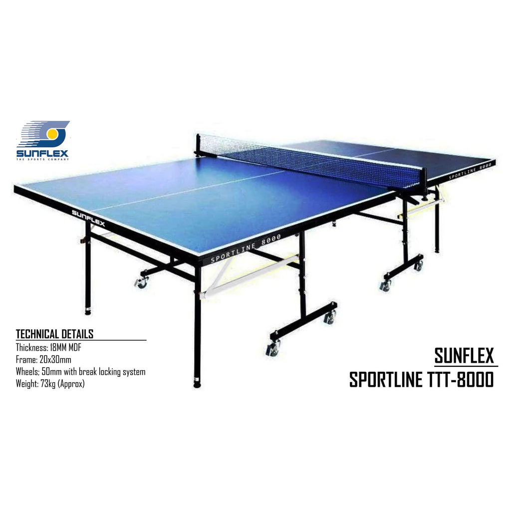 Sunflex Sportline 8000 Table Tennis Table with net