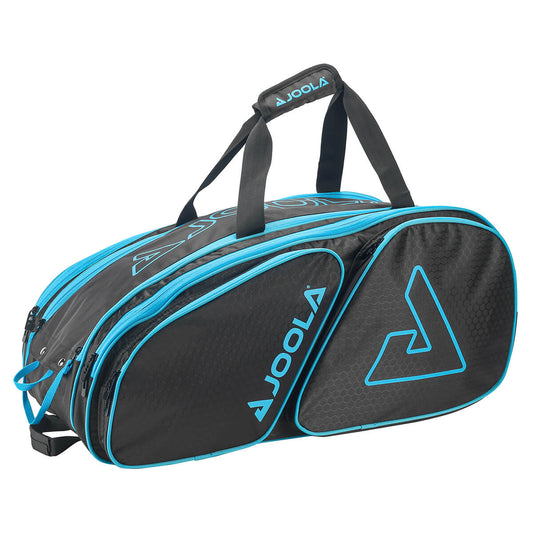 JOOLA Tour Elite Bag (Black - Light Blue)