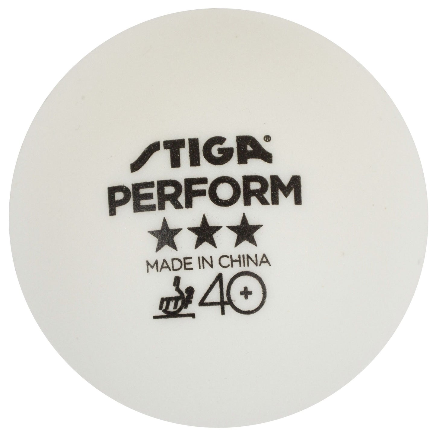 Stiga Perform 40+ 3 Star 3-Pack Table Tennis Balls - TT Sports