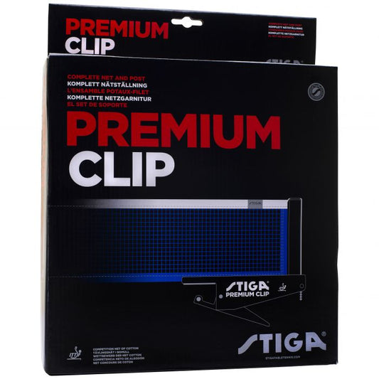 Stiga Premium Clip Net and Post Set - TT Sports
