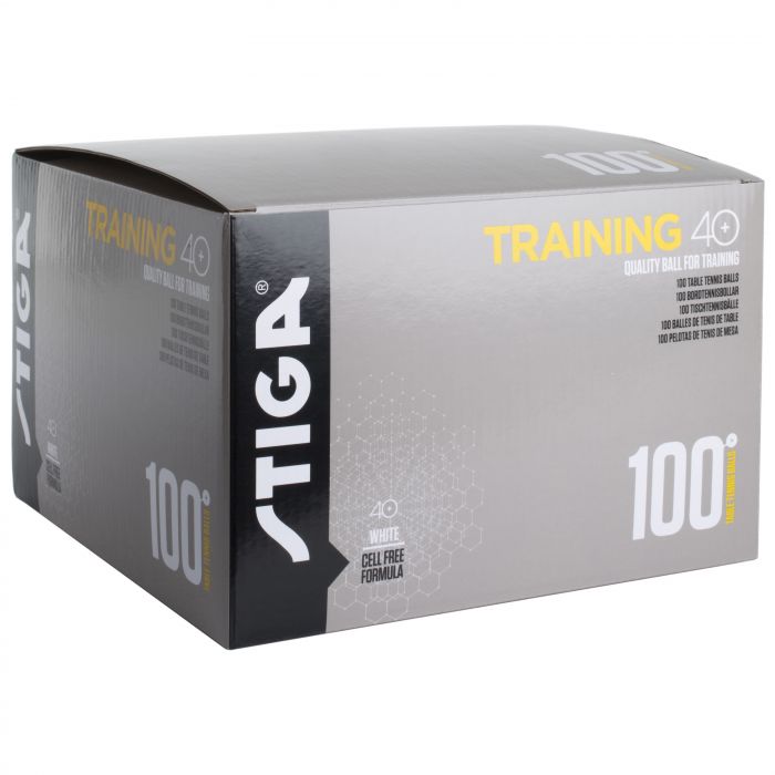 Stiga Training Ball 40+ 100 Pack White - TT Sports