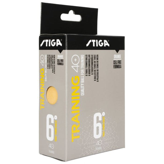 Stiga Training Ball 40+ 6 pack Orange - TT Sports